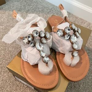 Glam Sandals in tan